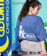 【TYPY×LOTTE板ガム】持続冷感バックロゴクールミントポケットTEE