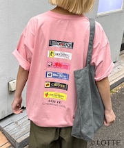 【TYPY×LOTTE板ガム】持続冷感バックロゴ板ガム集合ポケットTEE