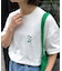 【OJISAN】刺繍ロゴバックプリントTEE