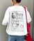 【OJISAN】刺繍ロゴバックプリントTEE