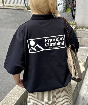 【Franklin Climbing】essentialバックプリントポロシャツ