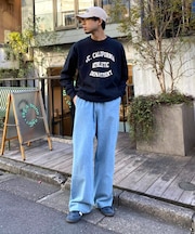 【GEVACO/ゲバコ】10ozデニムイージーワイドパンツ