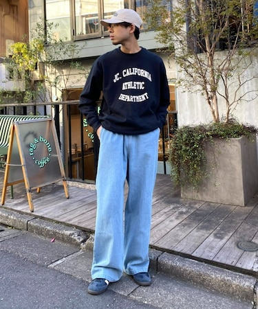 【GEVACO/ゲバコ】10ozデニムイージーワイドパンツ