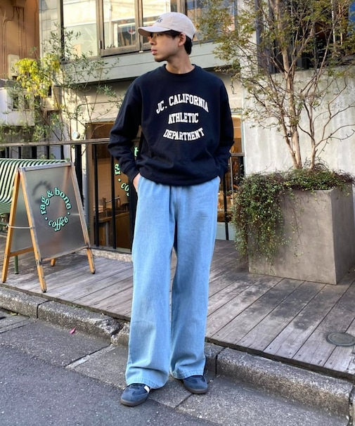 【GEVACO/ゲバコ】10ozデニムイージーワイドパンツ