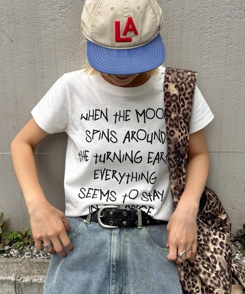 【WEB限定】【UNISEX】手書きメッセージロゴTEE