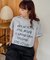 【WEB限定】【UNISEX】手書きメッセージロゴTEE