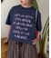【WEB限定】【UNISEX】手書きメッセージロゴTEE