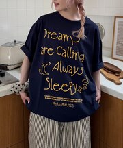 【UNISEX】アソート落書きBIGロゴTEE