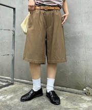 【GEVACO/ゲバコ】リネンイージーハーフパンツ