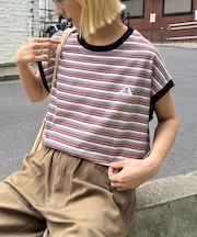 【GEVACO/ゲバコ】クルーネックフレンチスリーブTEE