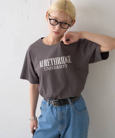 ∴【接触冷感】ロゴプリントTee