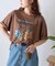 【AMALFI】ワンポイント刺繍アソートプリントTee
