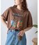 【AMALFI】ワンポイント刺繍アソートプリントTee