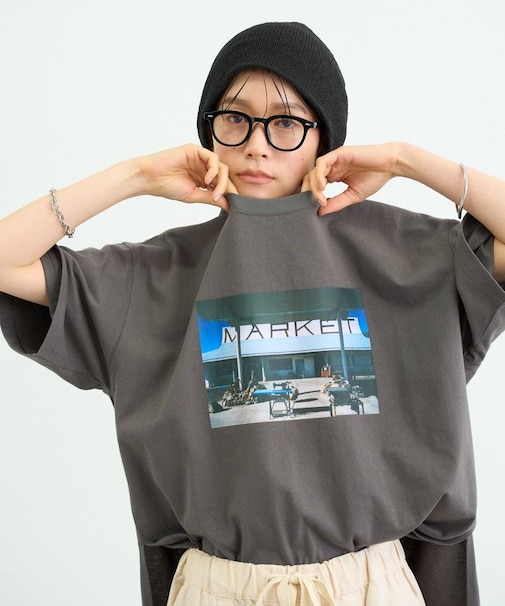 アソートフォトプリントオーバーTee