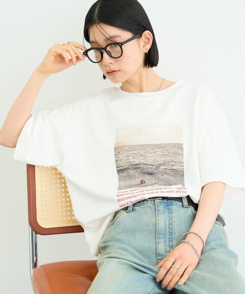 アソートフォトプリントオーバーTee