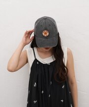 :ピグメント加工ワッペンキャップ