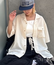 【ユニセックス】ブリザーブルシアサッカーシャツ