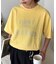 アシッドウォッシュ加工スタッズロゴTEE