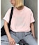 アシッドウォッシュ加工スタッズロゴTEE