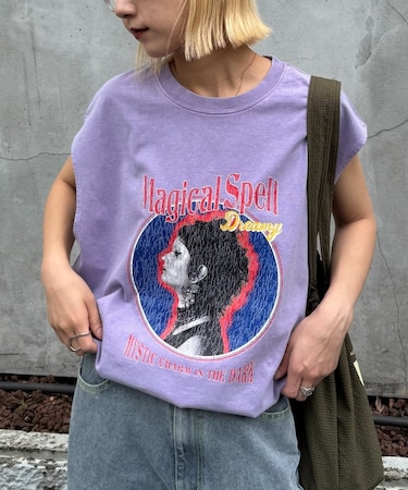 【UNISEX】パウダー加工アソート柄ヴィンテージタンクトップ
