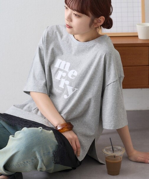 ドットロゴプリントTee