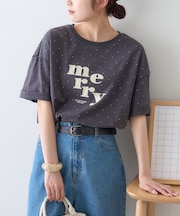ドットロゴプリントTee
