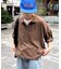 ピグメント加工メッシュポロ
