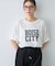 ピグメント加工スラブカレッジロゴTEE