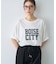 ピグメント加工スラブカレッジロゴTEE