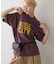 ピグメント加工スラブカレッジロゴTEE