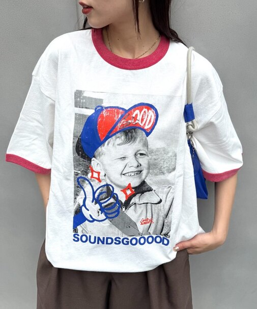 【SOUNDS GOOOOD】落書きリンガーTEE