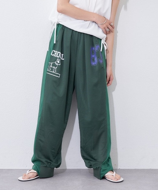 【etsinta】メッシュバレルイージーパンツ