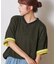 ボーダー配色ヘンリーTee