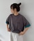 配色フェイクレイヤードTee