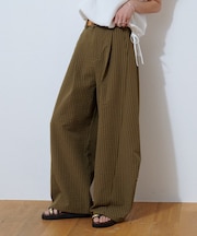 【UNISEX】チェックカーブスラックス