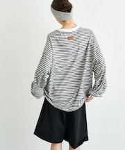 オーバーサイズマルチボーダーロンTee