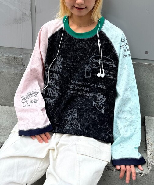 【SOUNDS GOOOOD】タイダイラグランプリントTEE