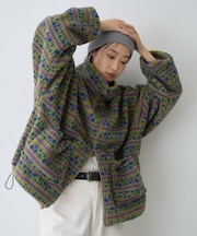 【WEB限定】2WAYリバーシブル撥水ナイロンボアブルゾン