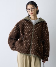 【WEB限定】2WAYリバーシブル撥水ナイロンボアブルゾン