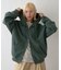 【UNISEX】製品染めダンボールジップパーカー/WEB限定カラーあり