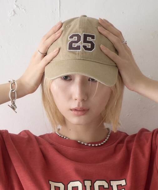 25ナンバリングキャンパスキャップ