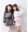 【KIDS/ZOZO限定カラーあり】らくがき風フロッキーロゴミニワンピチュニック
