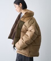 【etsinta】リメイクライクダウンオーバージャケット