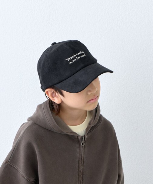 【KIDS】KIDS起毛ツイルロゴCAP