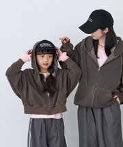【KIDS】KIDSピグメントダンボールパーカー