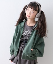 【KIDS】KIDSピグメントダンボールパーカー