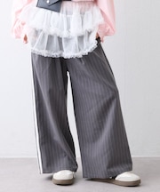 【KIDS】サイドラインスラックスパンツ