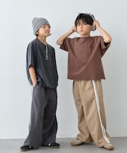 【KIDS】サイドラインスラックスパンツ