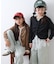 【KIDS】シアーリブタックレースカットカーデ