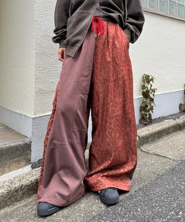 【SOUNDS GOOOOD】シアー切替スウェットパンツ